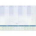 Produktbild: Sigel Schreibtischunterlage Time blau/grün Papier 59,5 x 41,0 cm, 30 Blatt (H6350)