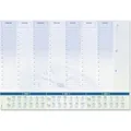 Produktbild: Sigel Schreibunterlage H6350, Time, mehrfarbig, Papier, 30 Blatt, mit Kalender, 59,5 x 41cm