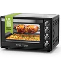 Produktbild: B-Ware 60L Minibackofen mit Umluft, Drehspieß, Backblech, 2200W, DE Version