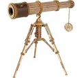 Produktbild: Robotime 3D-Puzzle Rokr 3D-Holzpuzzle Teleskop 314 Teile, Puzzleteile