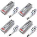 Produktbild: Zündkerze 4 X NGK Platinum BKR6EQUP für Audi A6 BMW 3er 5er X5 Mini Porsche 911