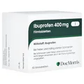 Produktbild: DocMorris Ibuprofen 400mg Filmtabletten 50 St