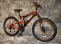 Produktbild: 26 Zoll MTB Albatros Vollgefedert, 21-Gang Shimano Kettenschaltung, Scheibenbremsen NEU 2659-SCHWARZ-ROT AB 155 CM KÖRPERGRÖSSE