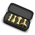 Produktbild: LPG Adapter Set – 4 Gasflaschen Adapter für Europa Acme, Bajonett, Dish, Euro...