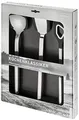 Produktbild: RÖSLE Küchenklassiker-Set 3-TLG., Hochwertiger Pfannenwender, Kochlöffel und Woklöffel mit Silikonrand und Rundgriff, Edelstahl 18/10, Spülmaschinengeeignet