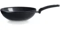Produktbild: Fissler Wok Ceratal® Orbit Black, Aluminium (1-tlg), gesünderes Kochen mit Antihaft-Effekt, hergestellt ohne PFAS/PTFE
