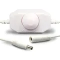 Produktbild: ISOLED LED Dreh-Controller (Dimmer) weiß, 2A, max. 48 Watt, Rundstecker Anschlu