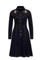 Produktbild: Queen Kerosin Damen Westernkleid | Jeanskleid | Langarmkleid | Denimkleid | Swingkleid | Vintage | Stickerei | Retro | Rockabella | Pin-up | Cowgirl | A-Linien Kleid | 5