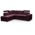 Produktbild: Beautysofa Eckschlafsofa, Bordeaux, Textil, L-Form,L-Form, 250x205 cm, Wohnzimmer, Sofas & Couches, Wohnlandschaften, Ecksofas
