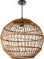 Produktbild: Paco Home Pendelleuchte MAITE, ohne Leuchtmittel, Rattan Hängeleuchte Korblampe Rund E27 Boho Stil Modern Wohnzimmer