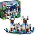 Produktbild: LEGO 21186 Minecraft Der Eispalast Set, Spielzeug-Schloss mit 6 Charakteren, inkl. Königlicher Krieger mit Diamantschwert, Skelett und Zombie-Figu... - Grau