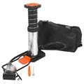 Produktbild: Bikers Dream Mini Fußpumpe mit Adapter, 20 x 10 x 10 cm, Schwarz