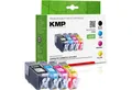 Produktbild: KMP Tintenpatrone C72V 1508,0005 wie PGI520/CLI521C/M/Y 4 Stück Nachfülltinte (x)