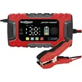 Produktbild: Kraftmax Autobatterie-Ladegerät BC-600, 12 V / 24 V, 5 A und 10 A, mit Batterietester und Erhaltungsladung