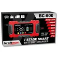Produktbild: BC600 10A KFZ Autobatterie Ladegerät 12V/24V, 7Stufiges vollautomatisches Sma...