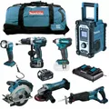 Produktbild: MAKITA DTD155 Akku Schlagschrauber Combo Kit 18V Akku Set inkl. DMR107 uvm.