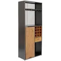 Produktbild: Kare-Design Barschrank, Grau, Natur, Metall, Tanne, massiv, 1 Schublade(n) Schubladen, 80x201x38-134.5 cm, stehend, Esszimmer, Barmöbel, Barschränke & Theken