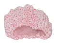 Produktbild: Fashy Duschhaube Fashy - Duschhaube weiß Blumen rosa 3628 Stoffhaube Folieninnenhaube
