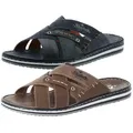 Produktbild: Rieker 21599 Herren Schuhe Clogs Pantoletten Weite G, Größe:43 EU, Farbe:Blau - Blau - 43