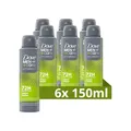Produktbild: Dove Men+Care Advanced Sport Fresh Anti-Transpirant Deodorant Spray, bis zu 72 Stunden Schutz vor Schweiß und schlechten Gerüchen - 6 x 150 ml - Vorteilspack