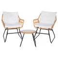 Produktbild: B-Ware SVITA AMALFI Rattan Sitzgruppe Outdoor Gartenlounge Balkonset Natur