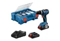 Produktbild: Bosch Professional Akku-Schlagbohrschrauber »GSB 18V-65«, Inkl. 2x Akku GBA 18V 4,0Ah, in L-Case Pick & Click