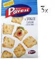 Produktbild: 3x Gran Pavesi Sfoglie Classiche aperitivo Crackers gesalzen Salzgebäck 190 gr