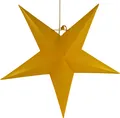 Produktbild: Wetterfester LED Außenstern Kassandra, Weihnachtsstern, Leuchtstern 60 cm Incl. 7 m Kabel & LED Leuchtmittel - Gelb, Plastik, Weihnachtsstern, Adventsstern