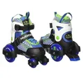 Produktbild: Hudora Rollschuhe 22040 My First Quad Boy Gr. 26-29, 4 Größen, Push-Lock-Schnallen, für Jungen, Blau