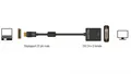 Produktbild: Delock Adapter DisplayPort 1.1 Stecker > DVI Buchse Passiv schwarz (61847)