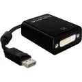 Produktbild: DeLOCK Adapter Displayport-Stecker > DVI-I-Buchse, schwarz