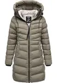 Produktbild: REPUBLIX Damen Gefütterte Winter Jacke Mantel Parka mit großer Kapuze RJ-8023 Olive S