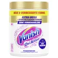 Produktbild: Vanish Oxi Action Power White Pulver Weiß & Farbig | Sehr ergiebige Fleckentferner-Tüten mit 15 Anwendungen | 1125 g