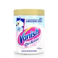 Produktbild: Vanish Oxi Action Powerweiss Pulver – 1 x 1,125 kg – Fleckenentferner und Wäsche-Booster Pulver ohne Chlor – Für weiße Wäsche