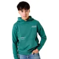 Produktbild: Garcia Jungen Kapuzensweatshirt mit Backprint, Größe:164/170, Farbe:Conifer