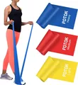 Produktbild: Fitnessbänder Set mit 3 Widerstandsstufen und Tragetasche
