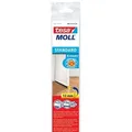 Produktbild: Tesa - Moll Standard Türdichtschiene Für Glatte Böden - Selbstklebende Türdichtung Zum Schutz Vor Zugluft - Mit Bürstendichtung Bis 12 Mm - Weiß