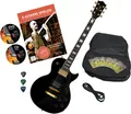 Produktbild: Top Schwarze E-Gitarre mit großem Zubehörset ideal für Einsteiger in die Musik