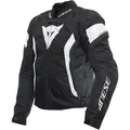 Produktbild: Dainese Avro 5 Motorrad Textiljacke, schwarz-weiss, Größe 62 für Männer