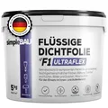 Produktbild: simpleBAU Flüssigfolie Dichtfolie F1 Ultraflex 5 kg – Gebrauchsfertige Abdichtfolie & Flüssigabdichtung für Innen & Außen, Dusche, Bad, Balkon & Terrasse – Wasserdicht, Elastisch & Frostsicher