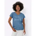 Produktbild: heine T-Shirt Print-Shirt blau 40