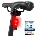 Produktbild: Fahrrad Rücklicht mit Bremsanzeige USB Akku-Betrieb und 5-7h Leuchtdauer I LE...