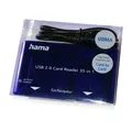 Produktbild: HAMA 35-in-1 USB 2.0, Multikartenleser, Blau, SD/SDHC/SDXC, Smart Media Card