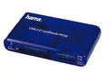 Produktbild: Hama 35 in 1 Multi Slot USB 2.0  Kartenleser Card Reader in blau