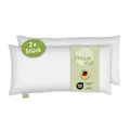 Produktbild: DREAMSTAR Eco 2er Set Kopfkissen mit Eco Faserfüllung | waschbar 40 Grad | Allergiker geeignet | 100% Mikrofaser | Öko-Tex Zertifiziert | 40 x 80 cm