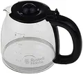 Produktbild: Russell Hobbs Ersatzglaskanne [für Kaffeemaschine Adventure 24010-56 & Colours+ Digital 24031-56, 24033-56, 24034-56 & Victory 24030-56] Kaffeekanne Glas für Filterkaffeemaschine 700214