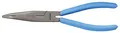 Produktbild: GEDORE Flachrundzange 8132 AB-160 TL, 160mm,1-Komponentengriff, mit Schneide, gezahnt, gewinkelte Form
