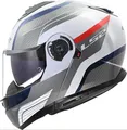 Produktbild: LS2 FF908 Strobe 2 Monza White Blue Red Gr.L Motorradhelm Klapphelm