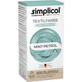 Produktbild: simplicol Textilfarbe intensiv, Mint-Petrol, für Waschmaschine mit Farbfixierer und Salz All-in-1