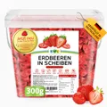 Produktbild: ERDBEEREN GEFRIERGETROCKNET 300g-leckere, schonend gefriergetrocknete Erdbeer...